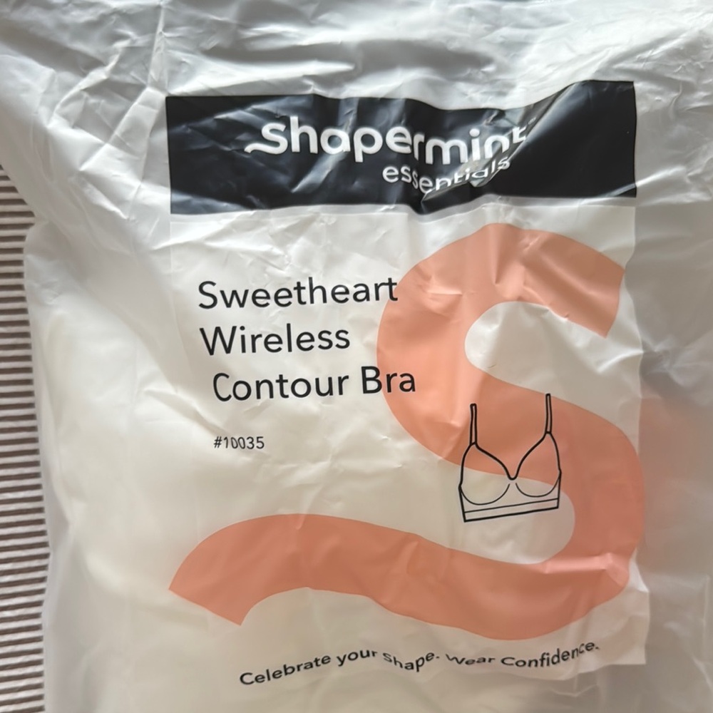 Shapermint Sweetheart Wireless Contour Bra - White